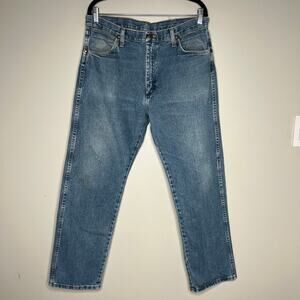 Wrangler Cowboy Cut Original Fit Jeans Men's 34x30 Straight Leg Workwear Cotton